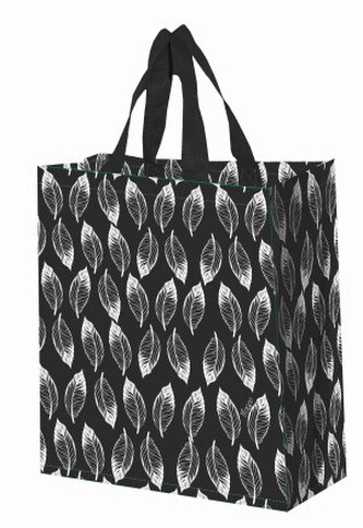 KPPS Taška lamino 14 L Lístky bílé