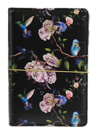 Diář UNI Kolibříci kroužkový M s vyměnitelným kalendáriem 2022 - Designové diáře 2022