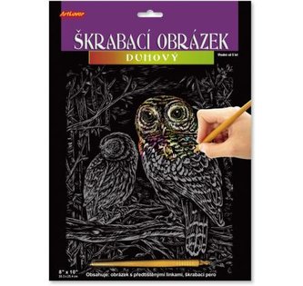 ArtLover Sada Škrabací obrázek - duhový 20,3 x 25,4 cm/mix 3 motivů ArtLover Sada Škrabací obrázek - duhový 20,3 x 25,4 cm/mix 3 motivů