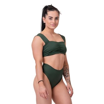 Miami Retro Bikini vrchní díl green - NEBBIA - Velikost M