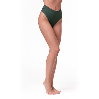 High Waist Retro Bikini spodní díl green - NEBBIA - Velikost M