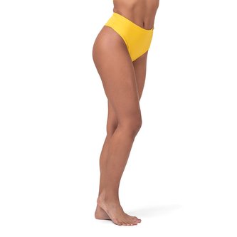 High Waist Retro Bikini spodní díl yellow - NEBBIA - Velikost S