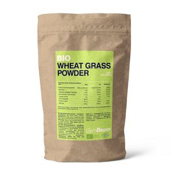 BIO Pšeničná tráva v prášku - GymBeam - 200 g