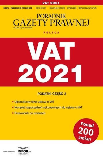 VAT 2021. Podatki cz.2