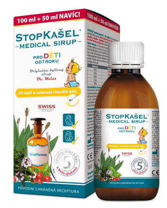 Simply You STOPKAŠEL Medical sirup OD 1 ROKU 100 + 50 ml NAVÍC