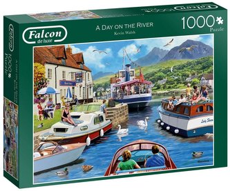 Puzzle 1000 Falcon Relaks nad rzeką G3