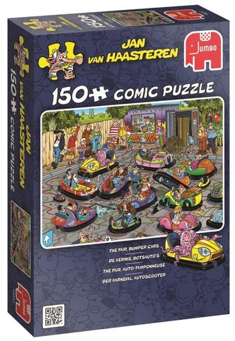 Puzzle 150 Haasteren Samochody wesołe miasteczko