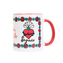 Keramický hrnek Frida Kahlo: Passion (objem 300 ml) bílý