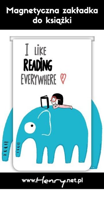 Zakładka magnetyczna - Słoń