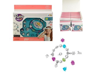 Souprava ke zhotovení náramků,  12 ks v boxu