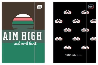 Teczka z gumką A4+ LUX UV Teen (10szt)