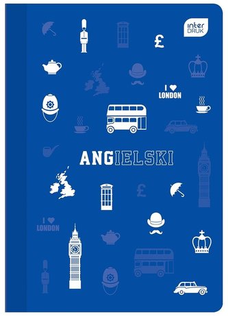 Zeszyt A5/60K kratka PP Angielski (10szt) Zeszyt A5/60K kratka PP Angielski (10szt)