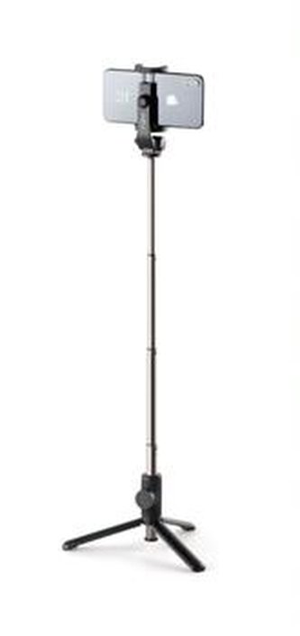 Selfie tyč FIXED Snap Lite s tripodem a bezdrátovou spouští, černá