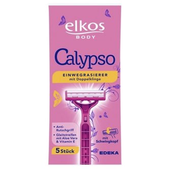 Elkos dámská holítka jednorázová s Aloe a Vit. E, 5ks