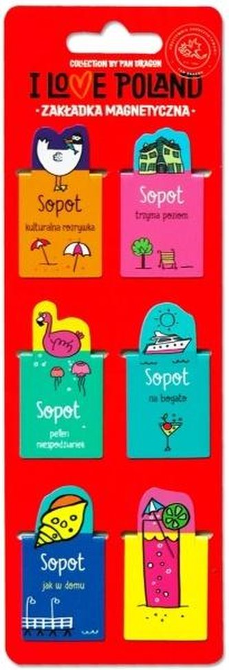 Zakładki magnetyczne ILP Sopot ILP-ZAK.S-SOP-01