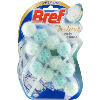 Bref DeLuxe Jasmine kuličky do WC 3x50g