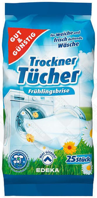 GG Vlhčené ubrousky do sušičky 25ks