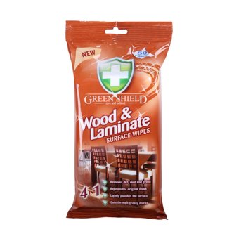 Green Shield 4v1 čistící ubrousky dřevo a laminát 70ks