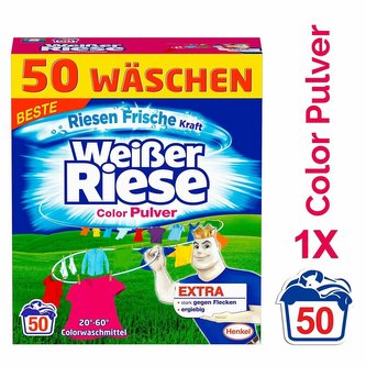 Weisser Riese německý prací prášek na barevné prádlo 50PD 2,75kg