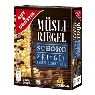 GG Müsli tyčinky s čokoládou 8x25g