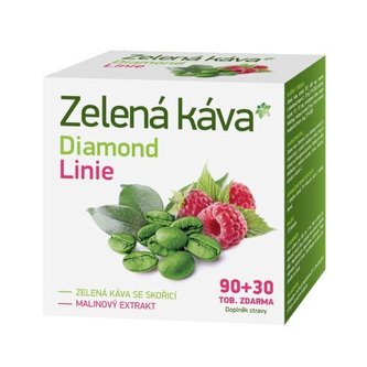 Biomedica ZELENÁ KÁVA DIAMOND LINIE 90 + 30 tobolek zdarma