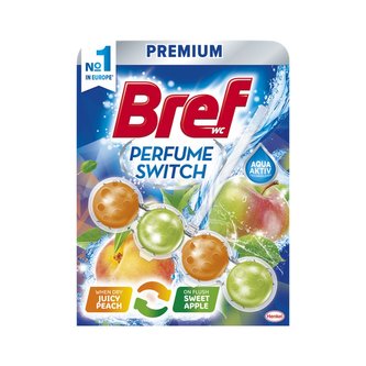 Bref Premium závěs do WC, vůně Peach/Apple 50g