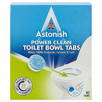 ASTONISH aktivní čistící tablety do WC - šumivé 10ks