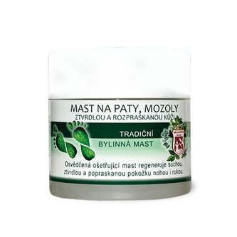 Bylinná mast Na paty a mozoly 150 ml Bylinná mast Na paty a mozoly 150 ml