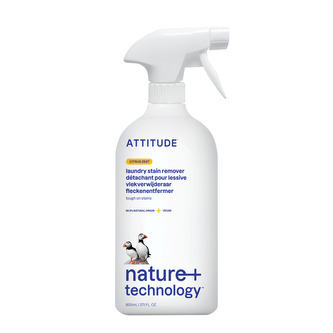 ATTITUDE Odstraňovač skvrn ATTITUDE s vůní citronové kůry s rozprašovačem 800  ml
