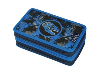 Piórnik 31 części potrójny Dino