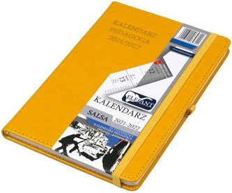 Kalendarz Pedag. 2021/2022 A5 Tyg. Salsa zółty