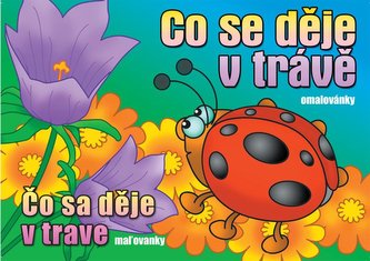 Omalovánky - Co se děje v trávě Omalovánky - Co se děje v trávě