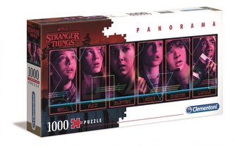 Clementoni Puzzle Panorama - Stranger things 1000 dílků