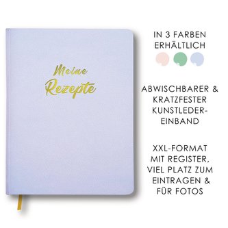 Meine Rezepte himmelblau