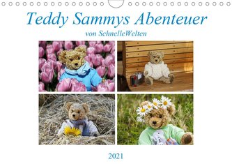Teddy Sammys Abenteuer (Wandkalender 2021 DIN A4 quer)