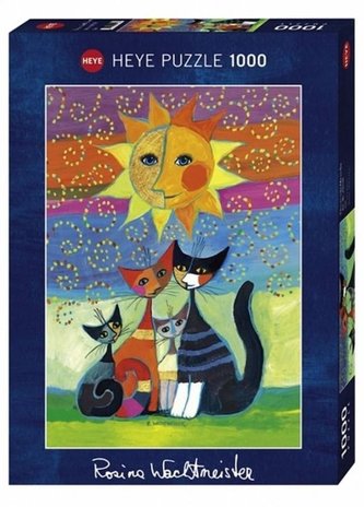 Puzzle 1000 Szcześliwa rodzinka pod słońcem