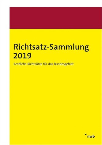 Richtsatz-Sammlung 2019