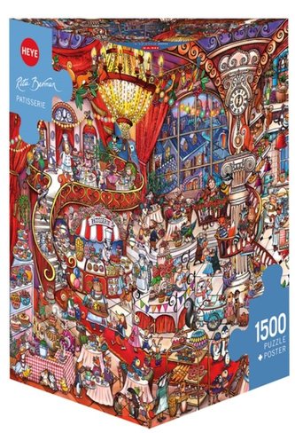 Puzzle 1500 Cukiernia (Puzzle+plakat)