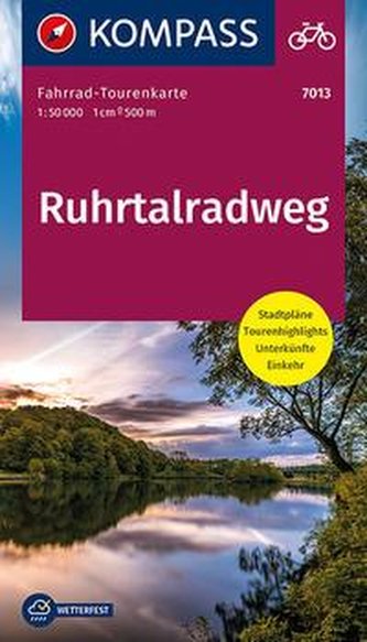 KV FTK 7013 Ruhrtalradweg 1:50 000