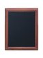 Tabule Securit UNIVERSAL nástěnná na popis křídou 40x50cm, Dark Brown, lakovaná
