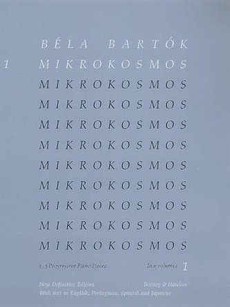 Bela Bartok - Mikrokosmos Volume 1 (Blue): 153 Progressive Piano Pieces