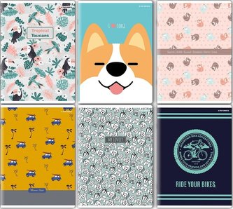 Zeszyt A4/32K linia podw. kol Megamix (10szt)