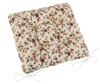 Sedák Adéla prošívaný - letní kvítek - 40x40 cm, prošívaný
