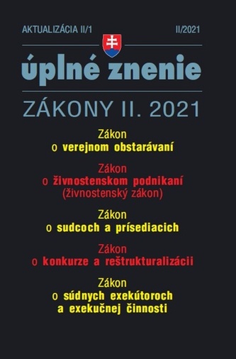 Aktualizácia II/1 2021