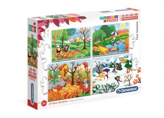 Puzzle 20+60+100+180 Super kolor 4 seasons
