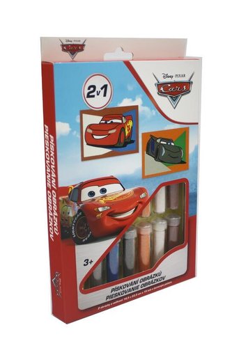 Pískování obrázků 2v1 Cars