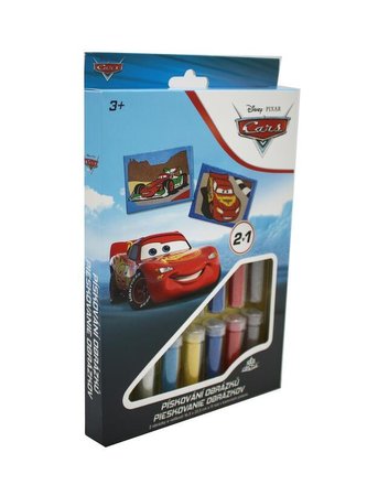 Pískování obrázků 2v1 Cars Pískování obrázků 2v1 Cars