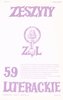 Zeszyty literackie 59 3/1997