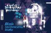 Blok techniczny A4/10K biały Star Wars