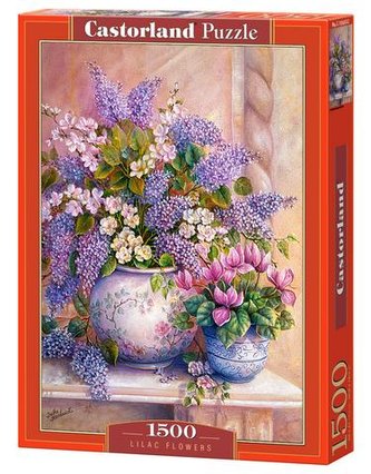 Puzzle 1500 Lilac Flowers CASTOR Puzzle 1500 Lilac Flowers CASTOR